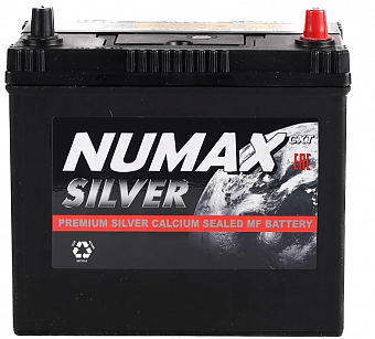   NUMAX SILVER 6- 55Ah A1 R+ .. 480A EN 235/127/220 . . 